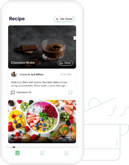 Food recipe book ready script