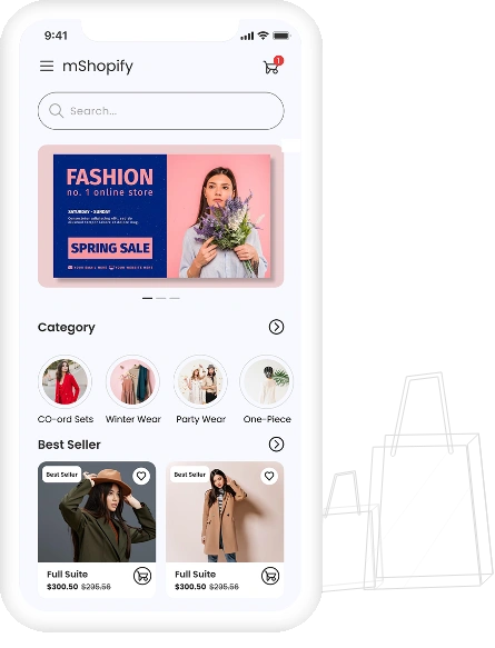 Mshopify mobile application
